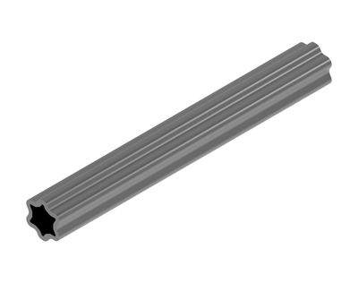 Outer Star Pto Tube, Walterscheid 2480 &amp; 2580-Series, WWZ, WWE, 61mm X 4.5 Wall