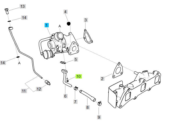LS Turbocharger Assy-Q185