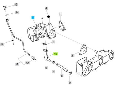 LS Turbocharger Assy-Q185