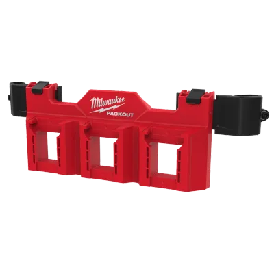 Milwaukee PackOut™ M18 Battery Rack for Toolboxes, Holds 3 Batteries
