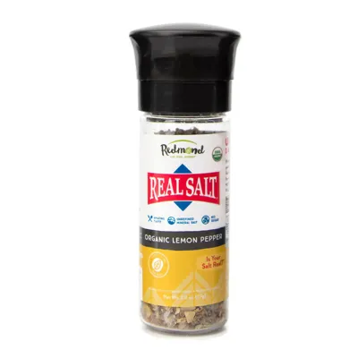 Redmond Real Salt Lemon Pepper Grinder,  2.8oz