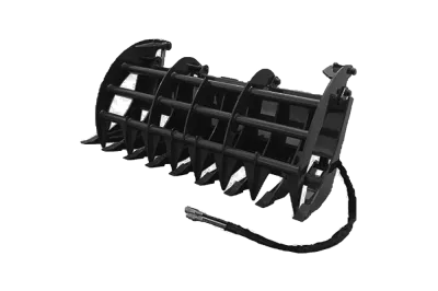 Ironcraft Extreme Root Grapple Rake w/Teeth, 78&quot;, Opens to 51&quot;