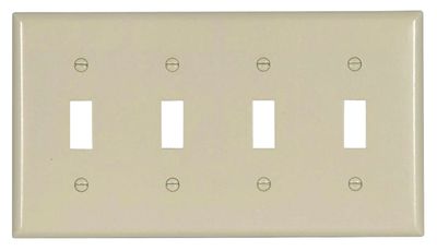 Eaton 2154LA-BOX Lt Almond Switch Cover, 4G