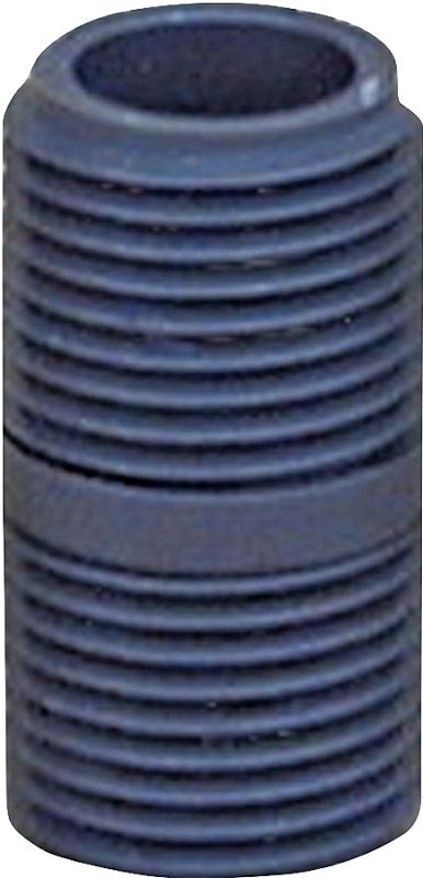 LASCO 220020BC Threaded Sch80 PVC Pipe Nipple, 2&quot;XClose