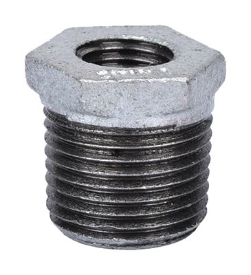 ProSource 35-1/2X1/4G Galv. Steel Pipe Bushing, 1/2&quot;X1/4&quot;
