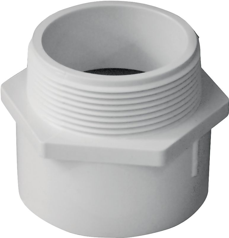LASCO 436020BC PVC Sch40 Male Adaptor, 2&quot;