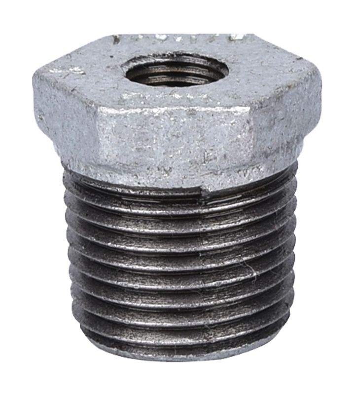 ProSource 35-1/2X1/8G Galv. Steel Pipe Bushing, 1/2&quot;X1/8&quot;