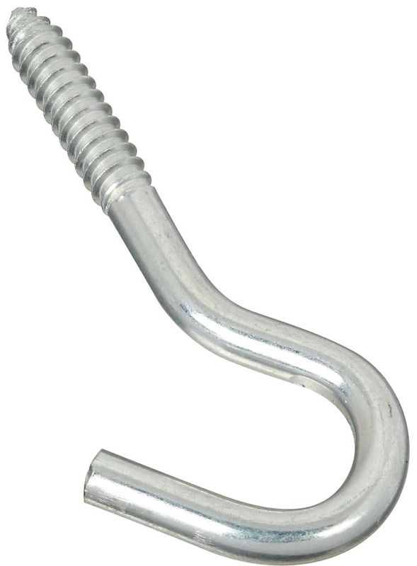 National N220-889 Screw Hook, 3/8&quot;X4-7/8&quot;,  150Lb WLL