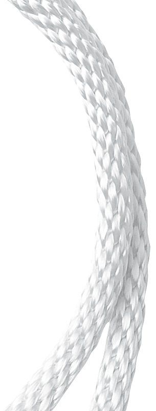 Baron 68101 White Nylon Braided Rope, 1/2&quot;