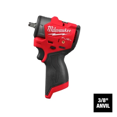 Milwaukee M12 Fuel 3/8Dr SubCompact Impact Wrench 225Ft Lbs   (Bare Tool)