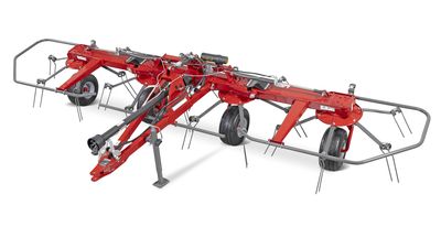 Sitrex HD 19Ft, 4-Basket Hay Tedder, Hydraulic Fold &amp; Tilt