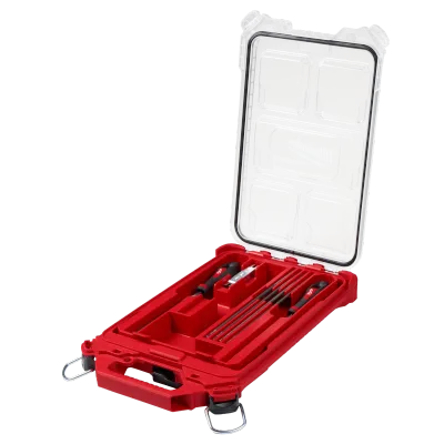 Milwaukee 9Pc Chainsaw Sharpening Kit in a Lo-Profile Compact Packout™ Organizer