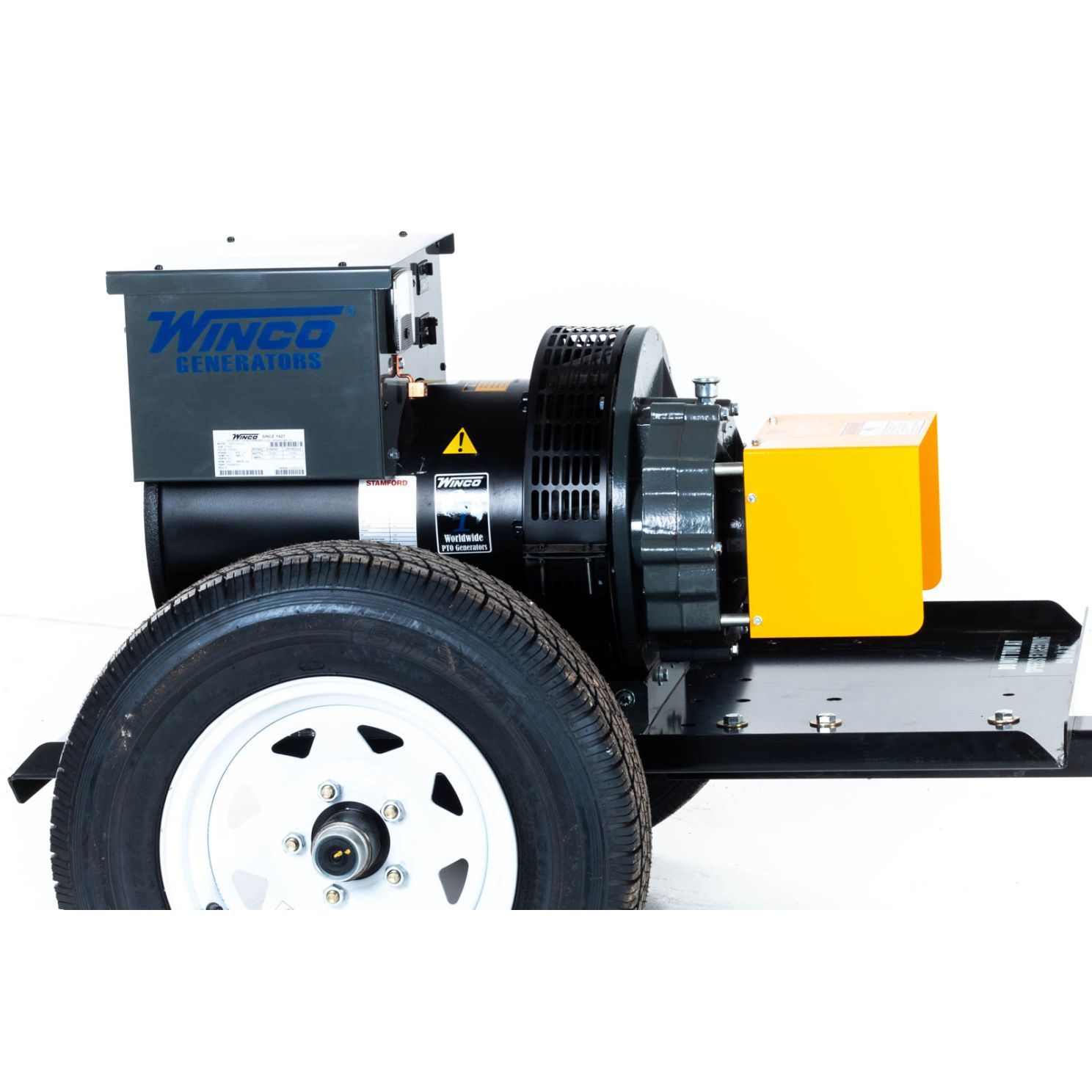 Winco 27KW Generator w/Cart &amp; Pto Shaft, 1-Phase, 250V