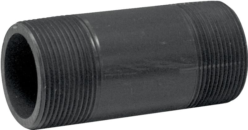 Genova P-112-4 Threaded Sch80 PVC Pipe Nipple, 1-1/2&quot;X4&quot;