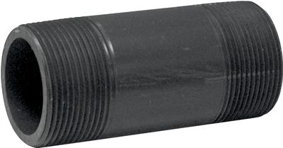 Genova P-112-4 Threaded Sch80 PVC Pipe Nipple, 1-1/2&quot;X4&quot;