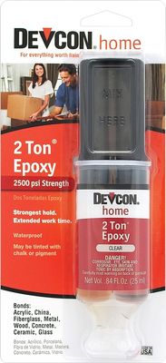 Devcon 31345 Clear 2-Ton Epoxy, 0.84 fl-oz