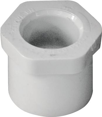 LASCO 437130BC PVC Reducer Bushing, 1&quot;X1/2&quot;