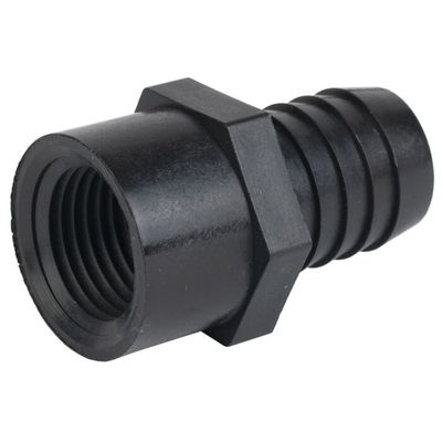Poly Female Adaptor, 1/2&quot;FPX3/4&quot;Barb
