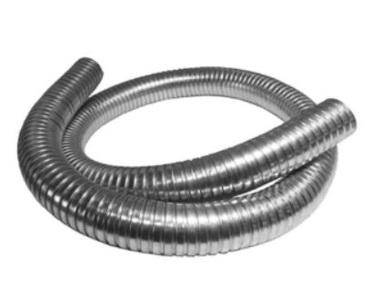 JGB 106-0324-0025 SS Flexible Exhaust Tubing, 2"