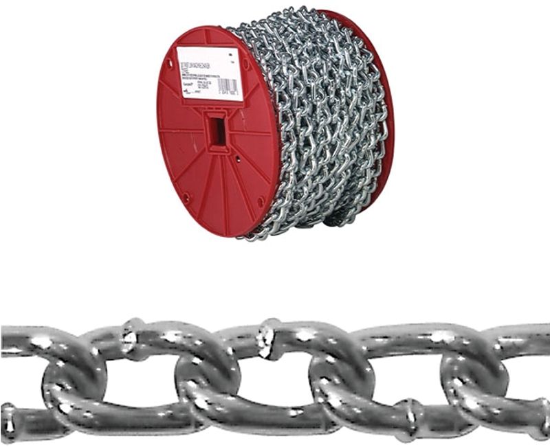 Campbell Chain 0722527 Twist Link Coil Chain, 2/0  520WLL