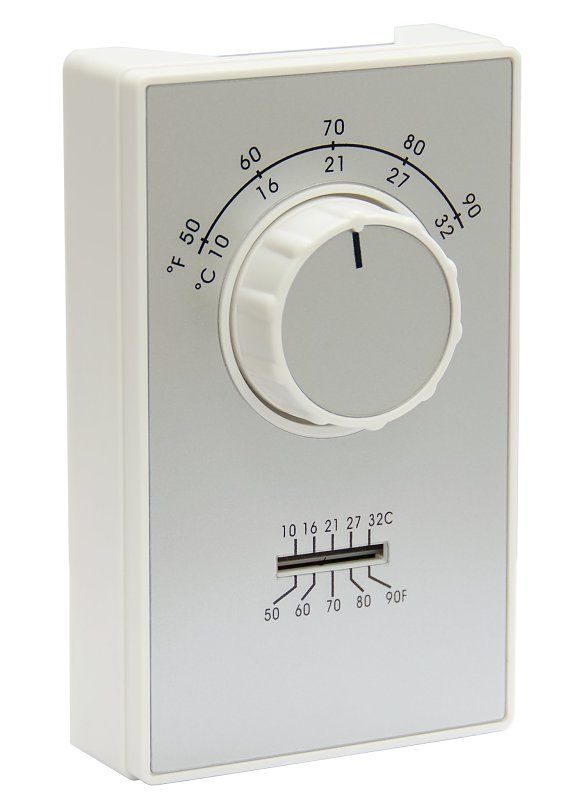 TPI AT9STS Single Pole Thermostat, 22A 120/240V,  50-90Deg.