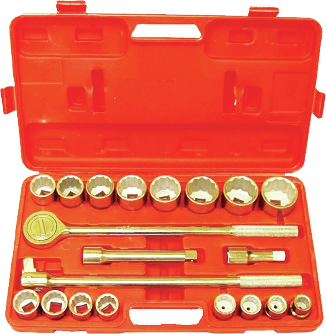Socket Set, 3/4" Drive 21Pc