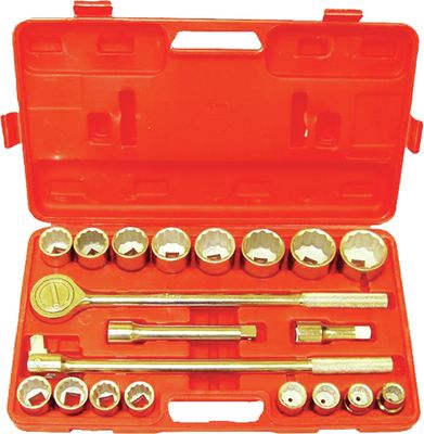 Socket Set, 3/4" Drive 21Pc