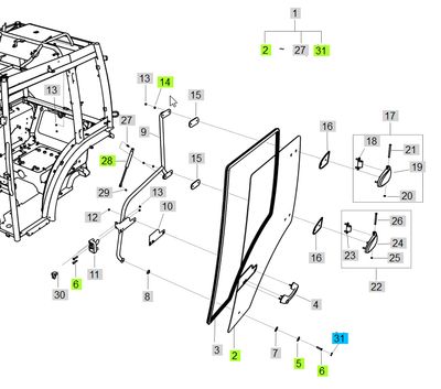 LS Glass-Door Lh-Trg862