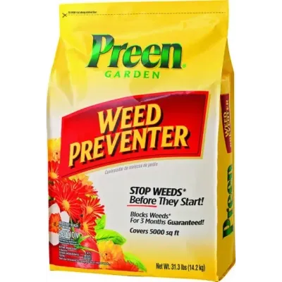 Preen 24-63802 Granular Garden Weed Preventer, 31.3Lbs
