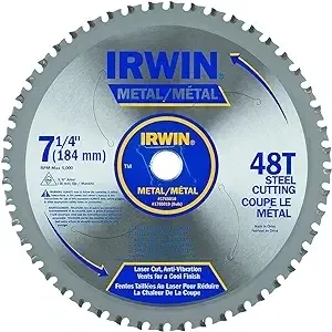 Irwin 4935555 Steel Cutting Circular Saw Blade, 7-1/4", 48T