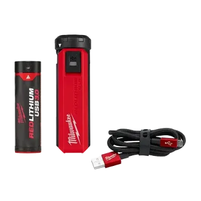 Milwaukee RedLithium USB Battery &amp; Charger Kit