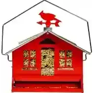 Perky Pet 338 Red Barn Squirrel Proof Bird Feeder