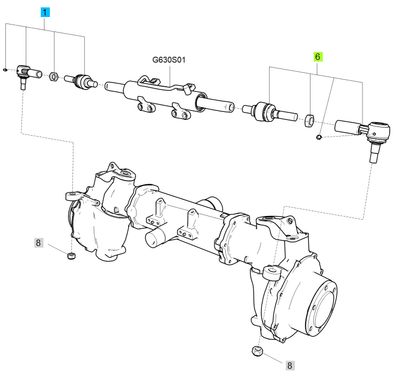 LS Rod Assy-Tie-LH-XRV-G400