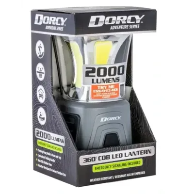 Dorcy Adventure Max Series 41-3119 Lantern with Emergency Signaling, 2000Lm, D-Batteries Included