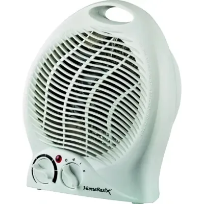PowerZone FH04 White Compact Electric Heater w/Fan 750/1500W