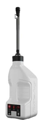 White Utility Container/DEF Can, 2.7 Gal