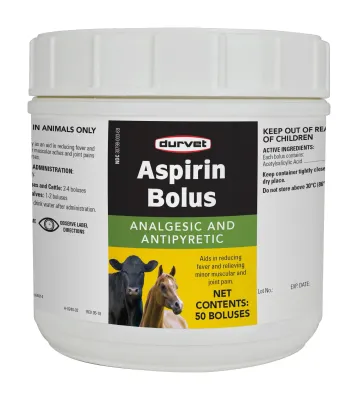 Durvet DQP0075 Aspirin Boluses, 240Gr, BTTL50