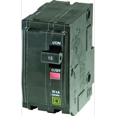 Square D QO215CP Circuit Breaker, 15A 2-Pole