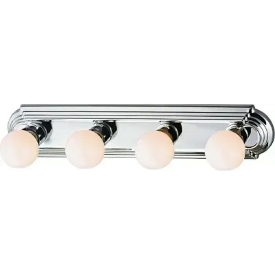 Boston Harbor 4Lt, 24", Chrome Vanity Light Fixture