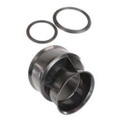 Dual Wall Reducer Coupler, 8"X4"