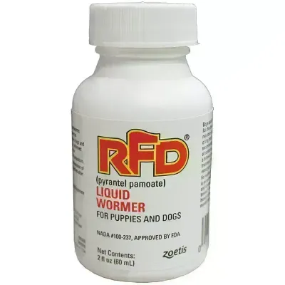 Zoetis 10000469 RFD Liquid Dog Wormer, 2oz