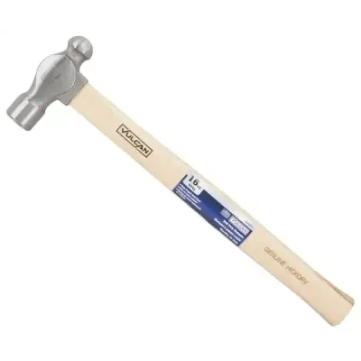 Vulcan BP16H Ball Pein Hammer w/Wooden Handle, 16oz