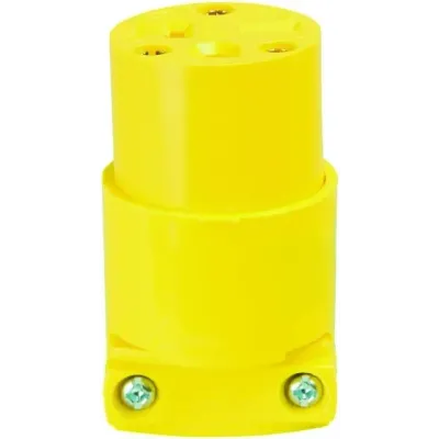 Eaton 4229 Yellow Cord End, 20A  250V