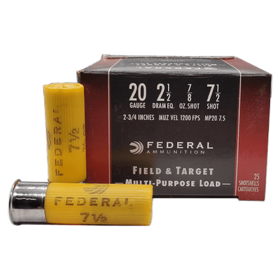 Federal Field &amp; Target 20Ga Multi-Purpose Load, 2-3/4"
