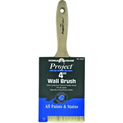Linzer 1832-4 Wood Handle/Poly Bristle Paint Brush, 4"