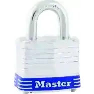 Master Lock 1D Steel Padlock w/4-Pin Tumbler