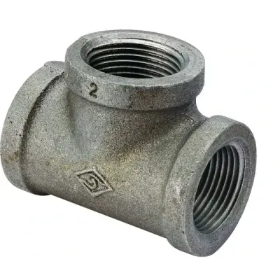 ProSource 11A-2B Black Steel Pipe Tee, 2"