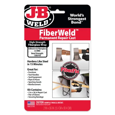 J B Weld FiberWeld Kit W/2"X36" Tape