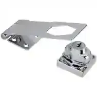 National Hardware N183-780 Chrome Hasp Lock, 4-1/2"