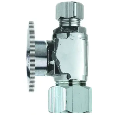 PlumbPak PP63PCLF Straight Shut Off Valve, 1/2CX3/8C